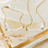 KAYA sieraden Bracelet and Necklace Set White Shell 'Nova Pérola' | Stainless Steel