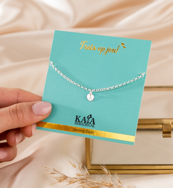 KAYA sieraden Gepersonaliseerde armband 'Trots op jou'