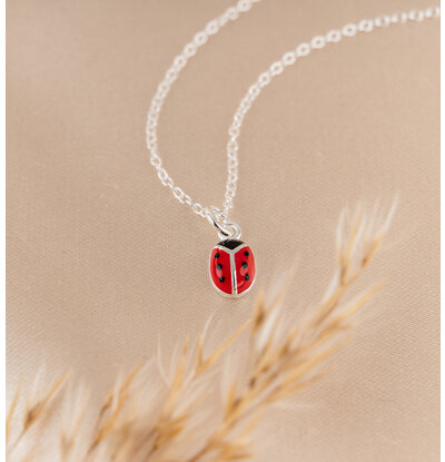 KAYA sieraden Kinderketting 'Lieveheersbeestje'