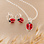 KAYA sieraden Silver Set 'Ladybug' with Necklace and Earrings