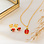 KAYA sieraden Silver Set 'Ladybug' with Necklace and Earrings