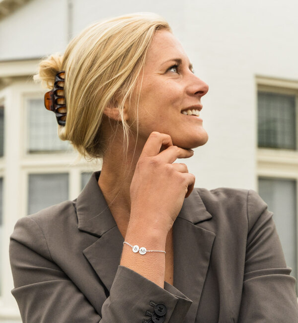 KAYA sieraden Armband met Letters 'Initiaal'