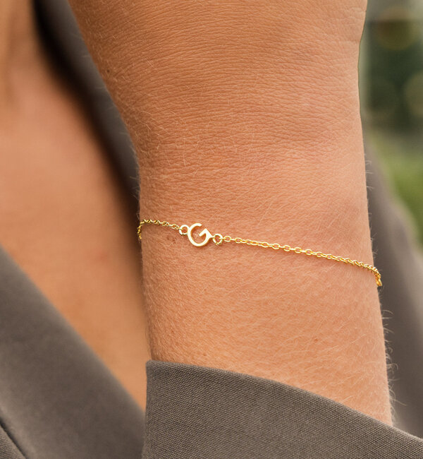 KAYA sieraden Inline armband Letters | Kies het aantal