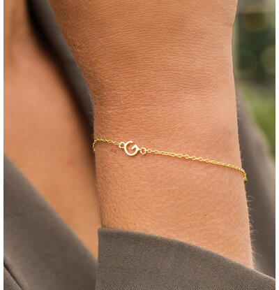 KAYA sieraden Bracelet with 1 Letter 'Inline'