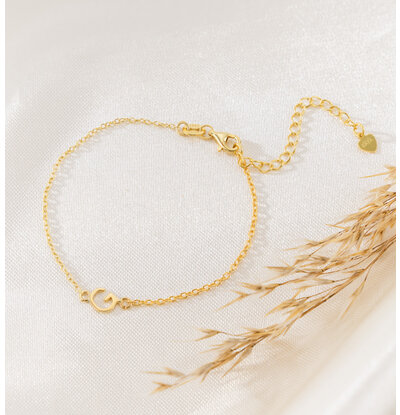 KAYA sieraden Inline armband Letters | Kies het aantal