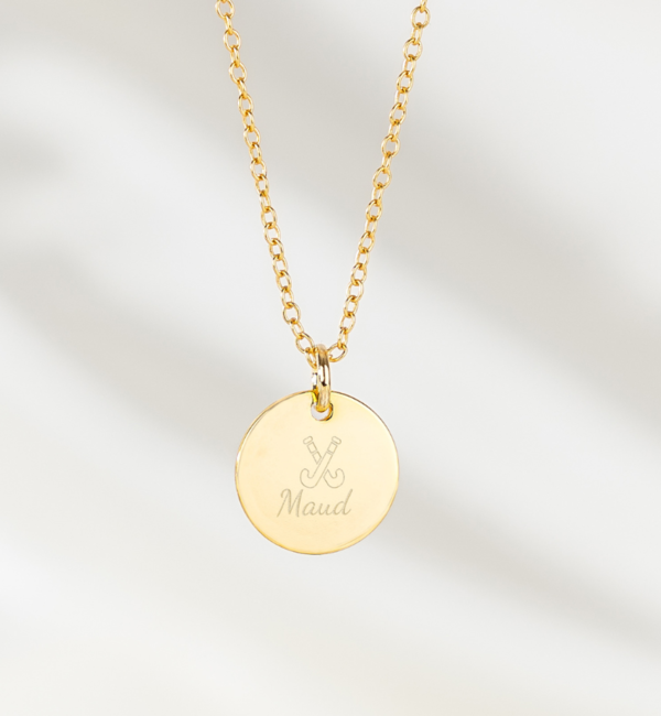 KAYA sieraden Silver Children's Necklace with Name | Choose Your Sport