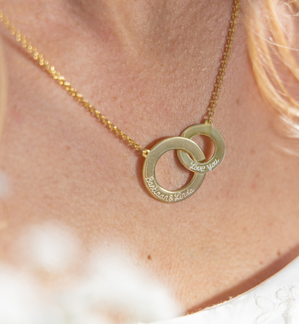 KAYA sieraden Necklace 'Entangled' with Engraving