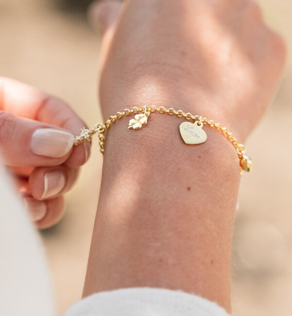 KAYA sieraden Charm Bracelet 'Fine Jasseron' | Create Your Own