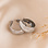KAYA sieraden Statement Earrings 'Flat Hoops' | Stainless Steel