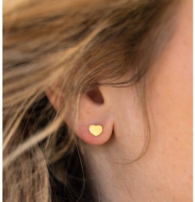 KAYA sieraden Earrings 'Hearts' | Stainless Steel