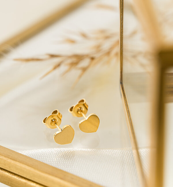 KAYA sieraden Earrings 'Hearts' | Stainless steel