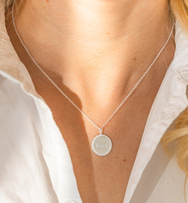 KAYA sieraden Ramadan Ketting met Naam I Zirkonia steentjes