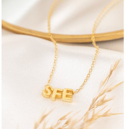 KAYA sieraden Letter necklace Initial | Choose your Charms