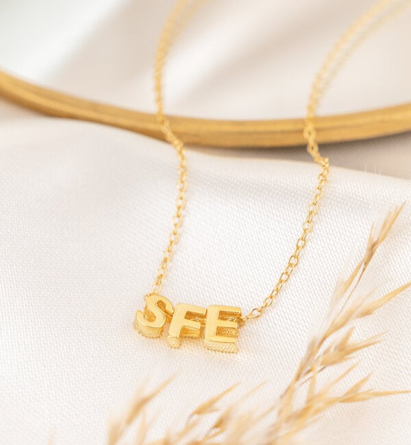 KAYA sieraden Letter ketting Initiaal | Stel zelf samen