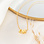 KAYA sieraden Letter Necklace with 2 initials