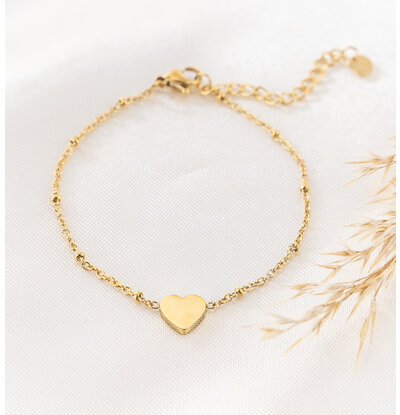 KAYA sieraden Armband 'Lovely' Bolletjes | Stainless Steel