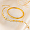 KAYA sieraden Set Slavenarmband  'Munten' met gravure | Stainless Steel