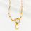 KAYA sieraden Chain necklace with letter | Stainless Steel
