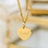 KAYA sieraden Necklace with Name 'Hearts' | Stainless steel