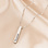 KAYA sieraden Men's Necklace with Engraving 'Elegant Bar' | Stainless Steel