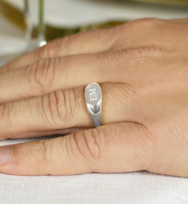 KAYA sieraden Singnet Ring 'Initials'