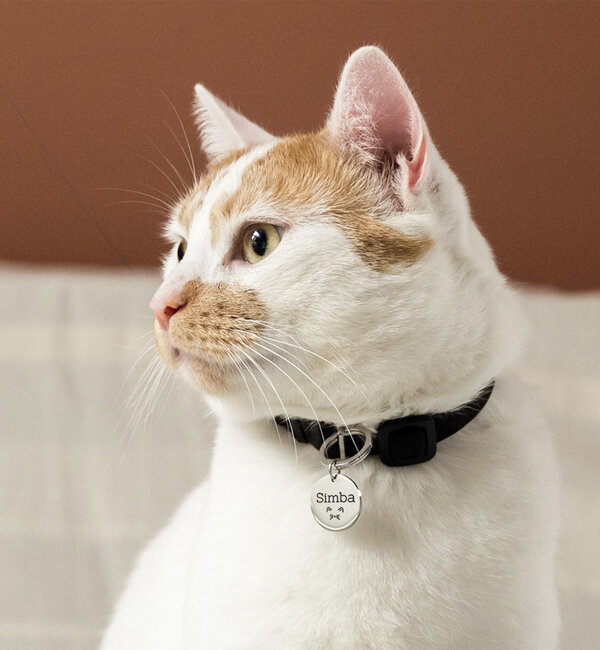KAYA sieraden Cat Tag with Name | Choose your Symbol