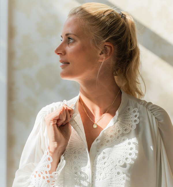 Gegraveerde sieraden Necklace with Paw Print