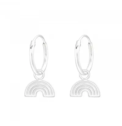 KAYA sieraden Silver children’s earrings ‘Rainbow’