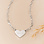 KAYA sieraden Link Necklace 'Heart with Name' | Stainless Steel