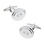 KAYA sieraden Stainless Steel Cufflinks 'Round Portrait' with Engraving