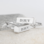 KAYA sieraden Stainless Steel Cufflinks 'Bar' with Engraving