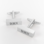 KAYA sieraden Stainless Steel Cufflinks 'Bar' with Engraving