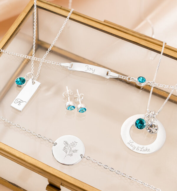 KAYA sieraden Necklace ‘Bar & Birthstone’