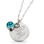 KAYA sieraden Birthstone with Birth Flower Necklace I December