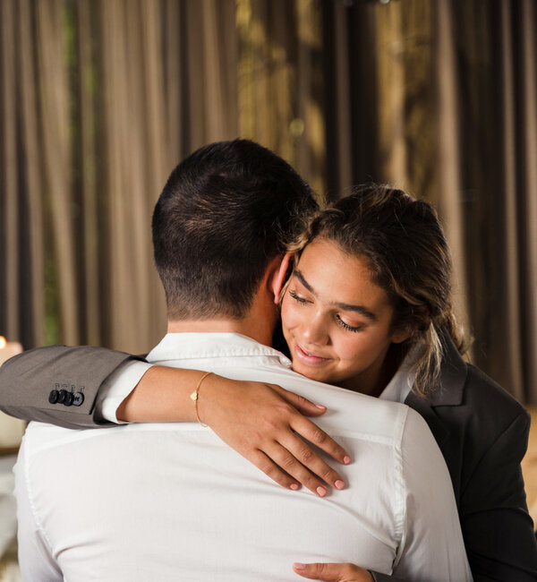 KAYA sieraden Heart bracelet on wish card | Stainless steel