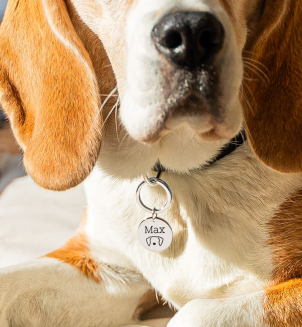 KAYA sieraden Dog Tag with Name | Choose your Symbol