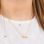 KAYA sieraden Letter necklace ‘Big Initial’ 3 letters