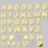 KAYA sieraden Letter Necklace 'Big Initial' 2 initials I Rosé