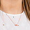 KAYA sieraden Letter Ketting '2 Initialen' Rosé