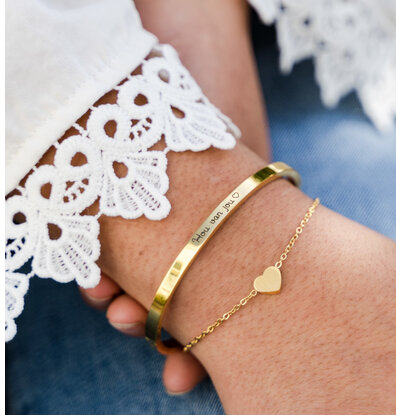 KAYA sieraden Slave Bracelet Set 'Lovely' | 2 bracelets Stainless Steel