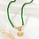 KAYA sieraden Green Necklace 'Urban Chic' - Create your own | Stainless steel