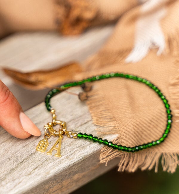 KAYA sieraden Green Bracelet 'Urban Chic' - Create your own | Stainless Steel