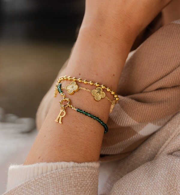 KAYA sieraden Green Bracelet 'Urban Chic' - Create your own | Stainless Steel