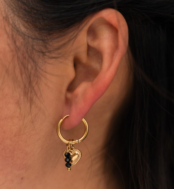 KAYA sieraden Earrings 'Urban Chic' - Create your own | Stainless Steel