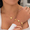 KAYA sieraden Klaver Armband en Ketting Set 'Lucky' | Stainless Steel