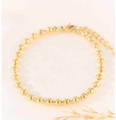 KAYA sieraden Armband 'Bolletjes' | Stainless Steel