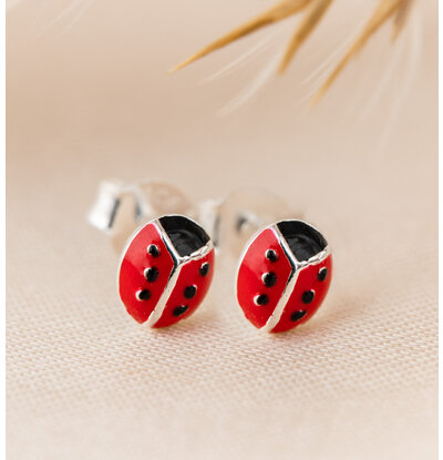 KAYA sieraden Children's earrings 'Ladybug'