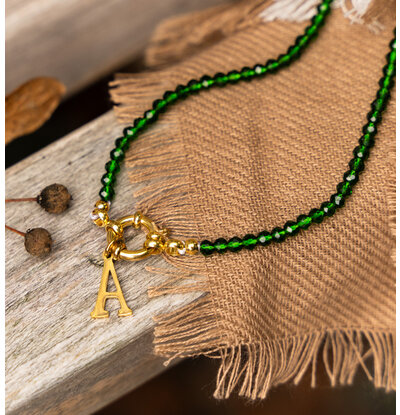 KAYA sieraden Ketting met Letter 'Urban Chic' - Kies je letter | Stainless steel