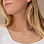 KAYA sieraden Necklace with Letter and Pearl 'Nova Pérola' | Stainless steel
