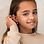 KAYA sieraden Silver Children's Earrings 'Daisies' with Heart